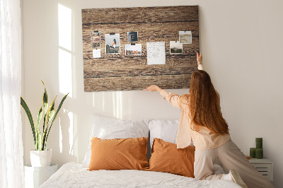 Cork memo board Wooden boards