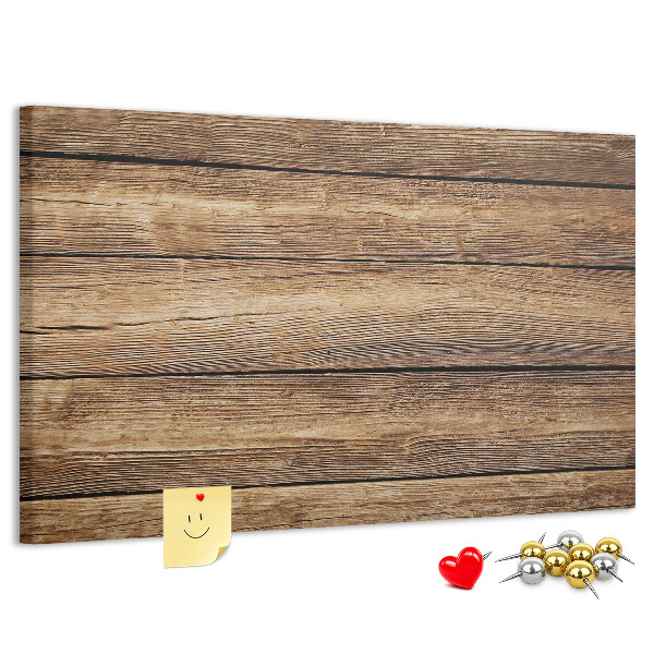 Cork memo board Wooden boards