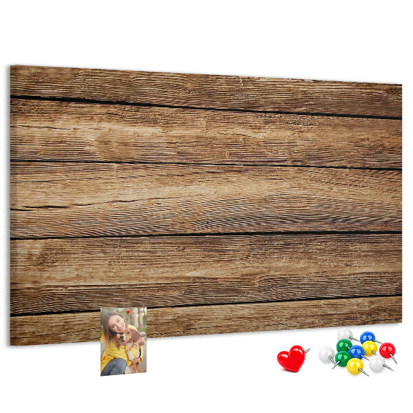 Cork memo board Wooden boards