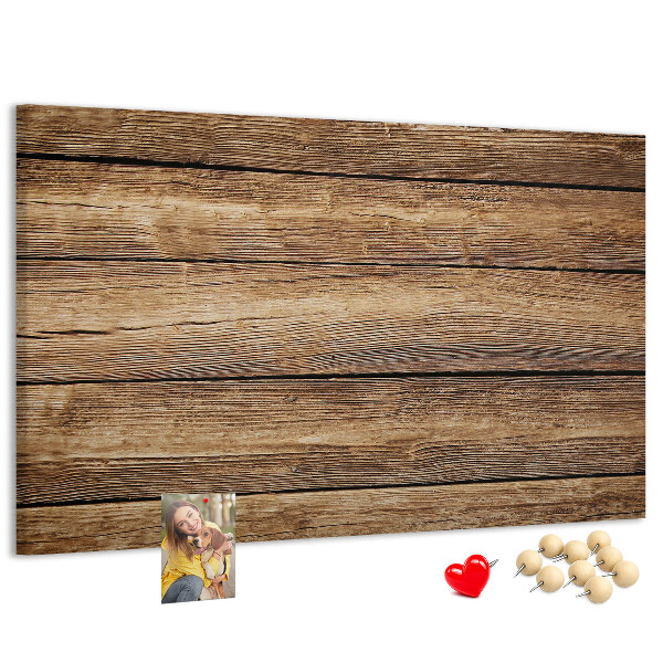 Cork memo board Wooden boards