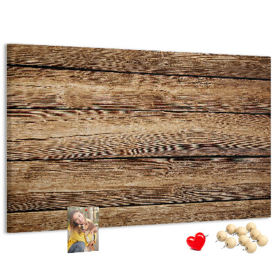 Cork memo board Wooden boards