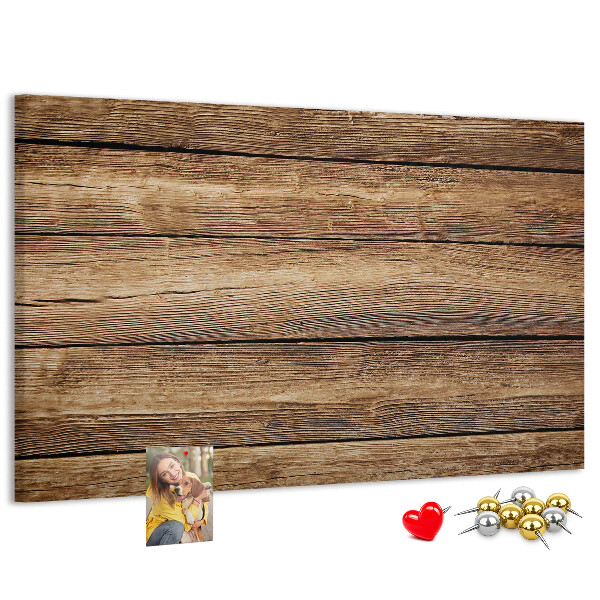 Cork memo board Wooden boards