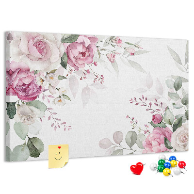 Cork board Floral frame