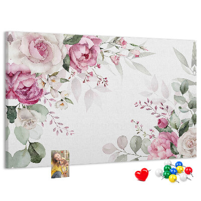 Cork board Floral frame