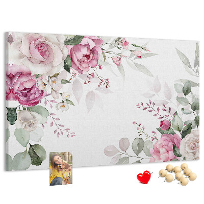 Cork board Floral frame