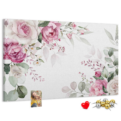 Cork board Floral frame