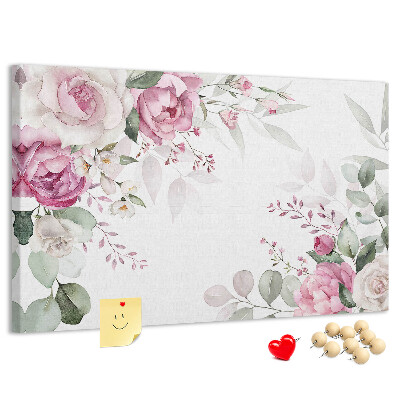 Cork board Floral frame