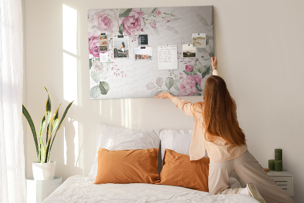 Cork board Floral frame
