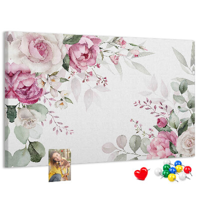 Cork board Floral frame