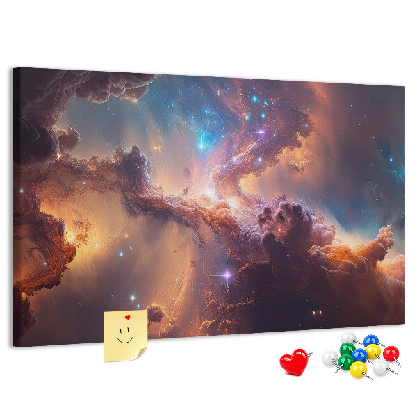 Cork board World stars space