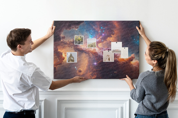 Cork board World stars space
