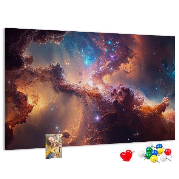 Cork board World stars space