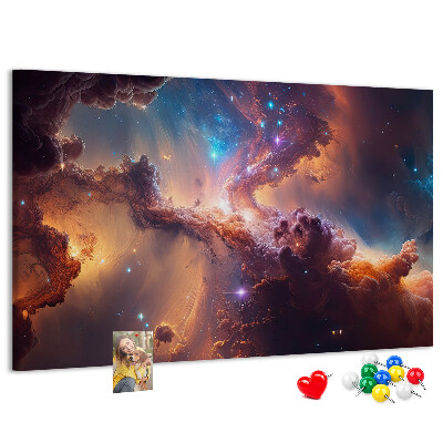 Cork board World stars space