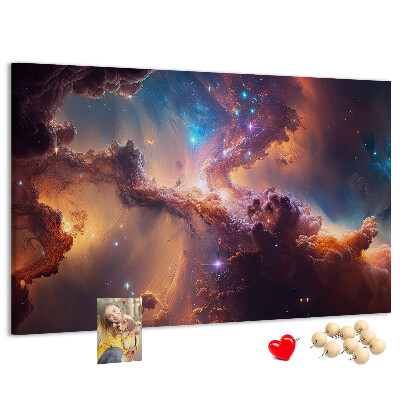 Cork board World stars space