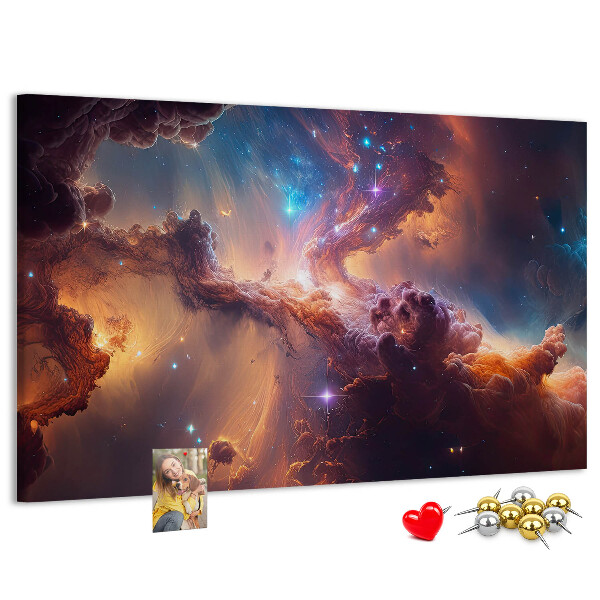 Cork board World stars space