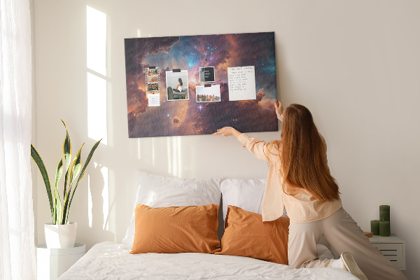 Cork board World stars space