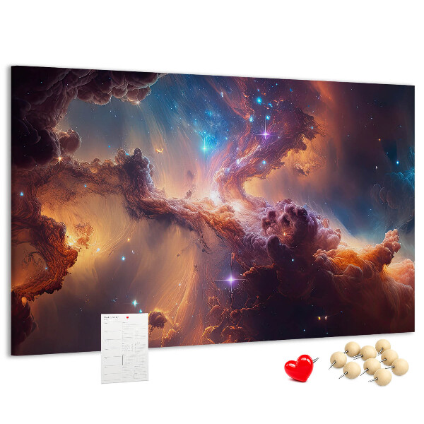 Cork board World stars space