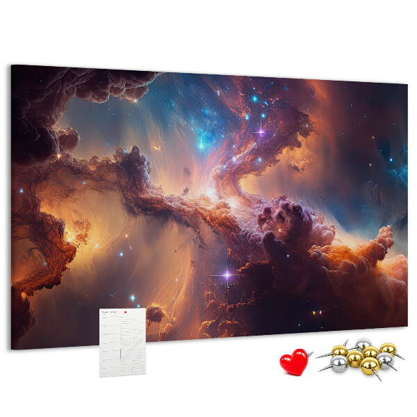 Cork board World stars space