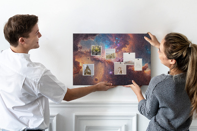 Cork board World stars space