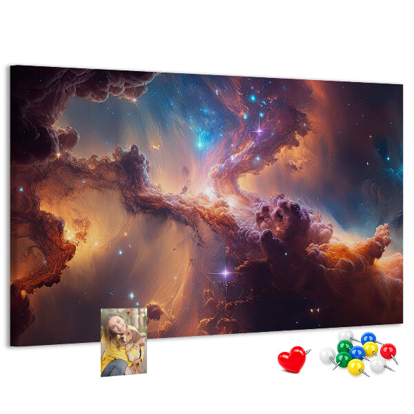 Cork board World stars space