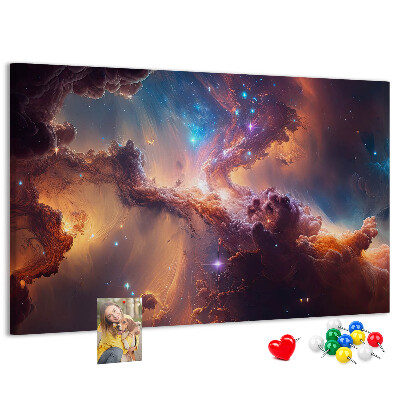Cork board World stars space