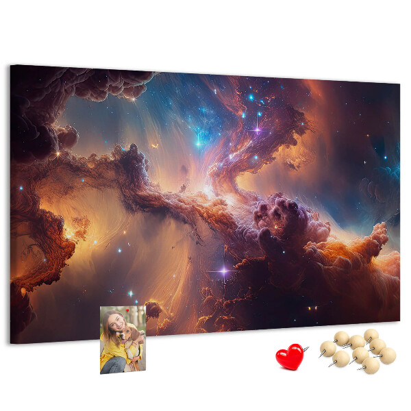 Cork board World stars space