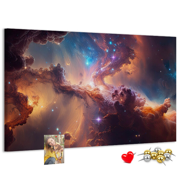 Cork board World stars space