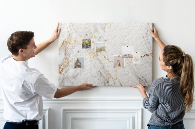 Cork display board Decorative marble