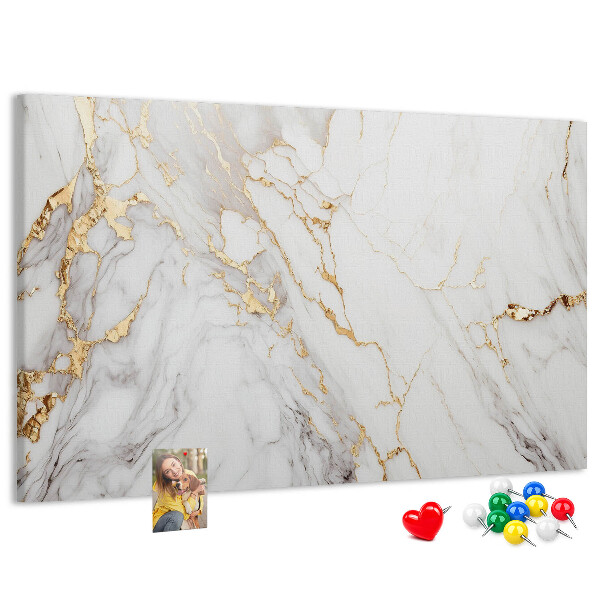 Cork display board Decorative marble