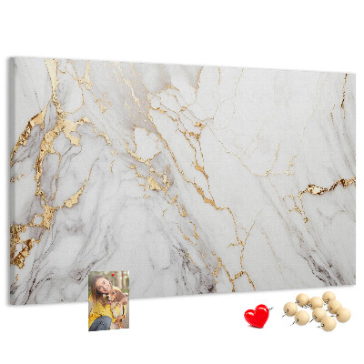 Cork display board Decorative marble