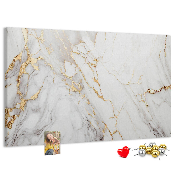 Cork display board Decorative marble