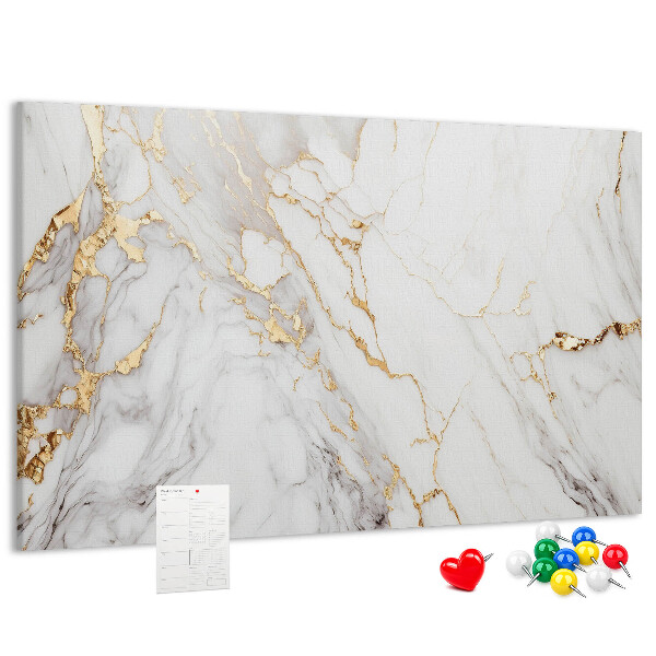 Cork display board Decorative marble