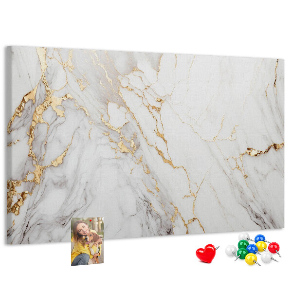 Cork display board Decorative marble
