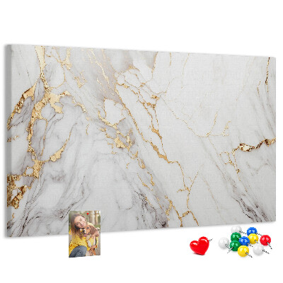 Cork display board Decorative marble
