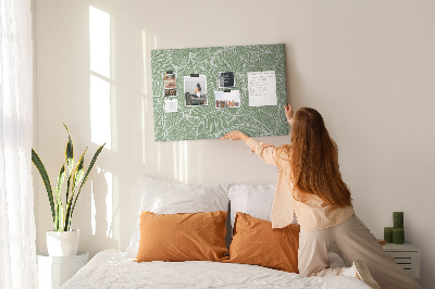 Cork board Leaves nature pattern