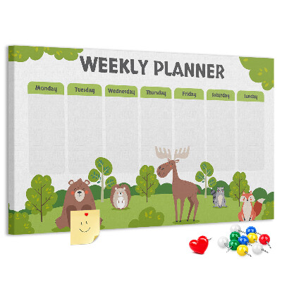Cork memo board Lesson plan