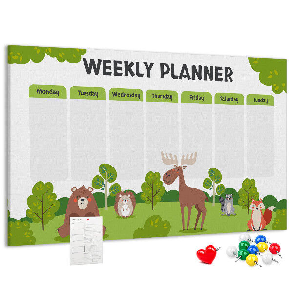 Cork memo board Lesson plan