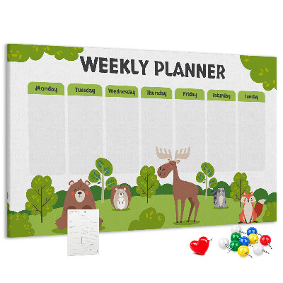 Cork memo board Lesson plan