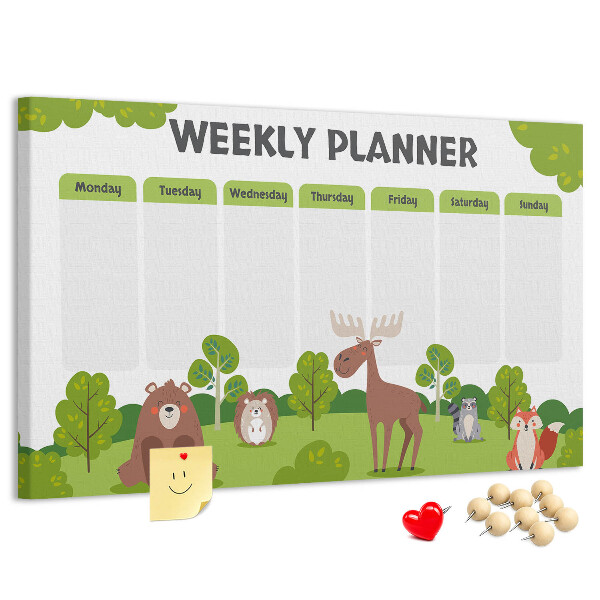 Cork memo board Lesson plan