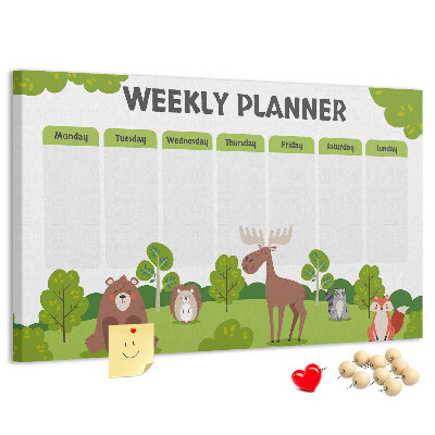 Cork memo board Lesson plan