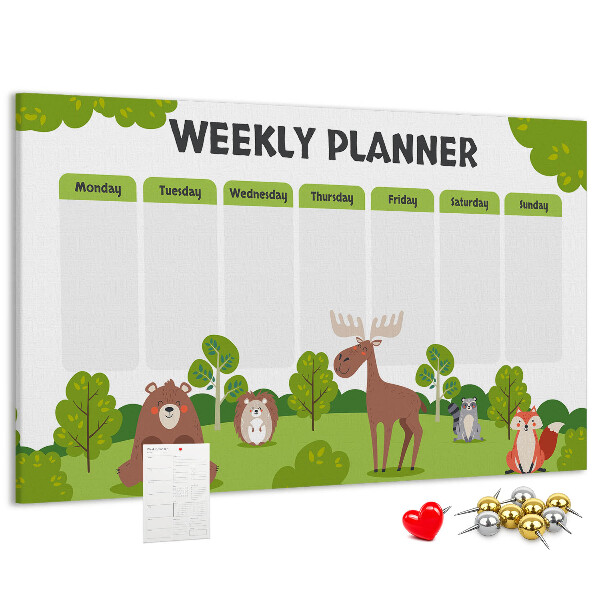 Cork memo board Lesson plan