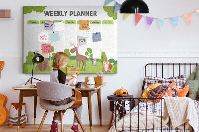Cork memo board Lesson plan
