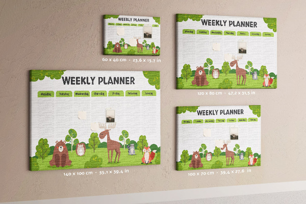 Cork memo board Lesson plan
