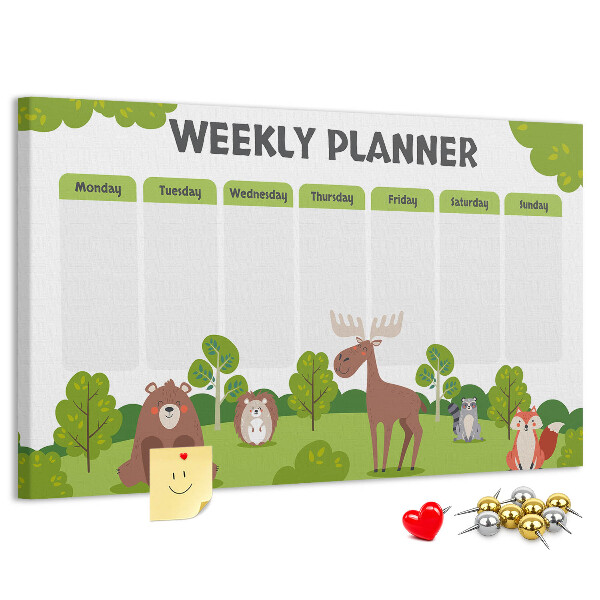 Cork memo board Lesson plan