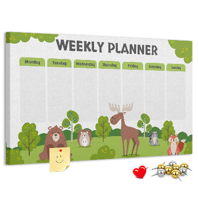 Cork memo board Lesson plan