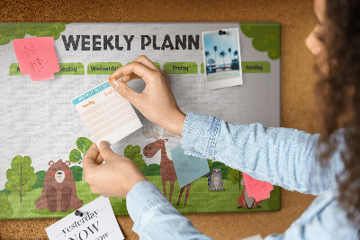 Cork memo board Lesson plan