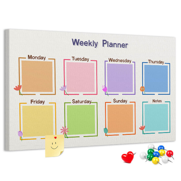 with cork board