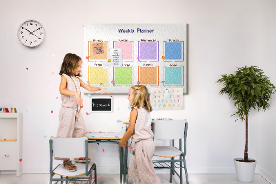 Cork board Weekly planner