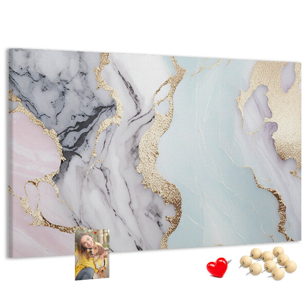 Cork display board Marble