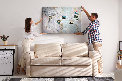 Cork display board Marble